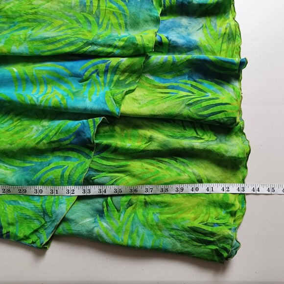 Lotus Traders Palm Print Tiered Dress - Picture 14 of 14